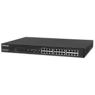 Switch zarządzalny 24x RJ45 Gigabit PoE+ 430W, 4x SFP