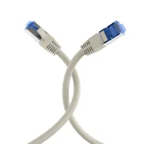 Patchcord Cat6a/Cat7 SFTP 0,15M 100% Cu szary
