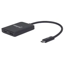 Adapter splitter USB-C na 2x HDMI 4K*30Hz M/F