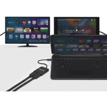 Adapter splitter USB-C na 2x HDMI 4K*30Hz M/F