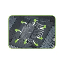 Techly 106244 Podkładka chłodząca pod laptopa 17.3"