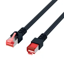 Patchcord Cat6 SFTP 2M 100% Cu czarny