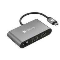 Adapter USB-C na HDMI/VGA/RJ45/USB-C PD/USB-A 3.0/MicroSD