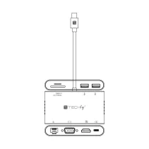 Adapter USB-C na HDMI/VGA/RJ45/USB-C PD/USB-A 3.0/MicroSD