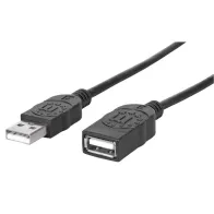 Kabel USB 2.0 przedłużacz USB-A na USB-A M/F 1.8m