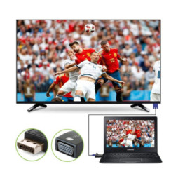 Adapter DisplayPort 1.2 na VGA M/F