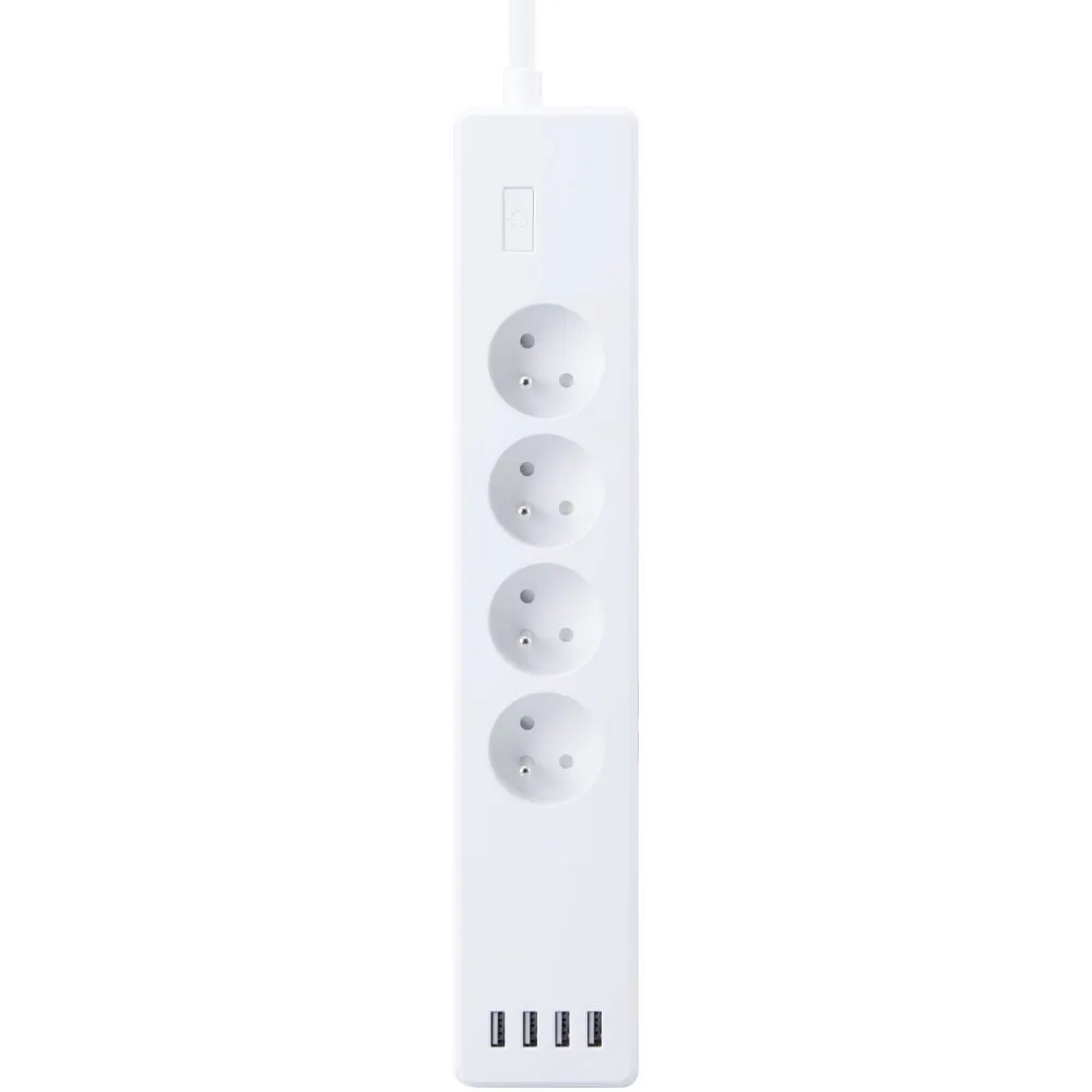 Smart listwa zasilająca WiFi, 4porty AC typ PL, 4porty USB