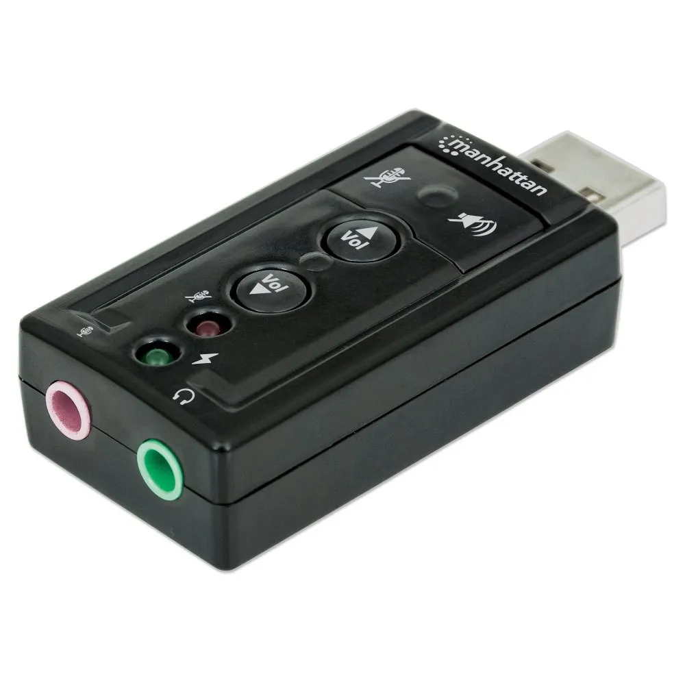 Adapter A/V USB 2.0 karta dźwiękowa 3D 7.1 audio