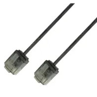 Patchcord slim Cat6 UTP 2M 100% Cu czarny