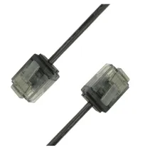 Patchcord slim Cat6 UTP 2M 100% Cu czarny