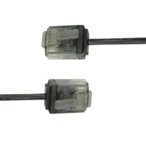 Patchcord slim Cat6 UTP 2M 100% Cu czarny