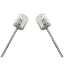 Patchcord slim Cat6 UTP 2M 100% Cu szary