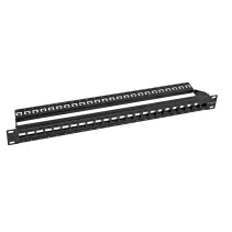 Patch panel 24P keystone 1U cz