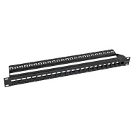 Patch panel 24P keystone 1U cz