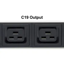 Listwa zasilająca 19" 1U, 8x C19, kabel odł. 2m C19-in/Schuko-out