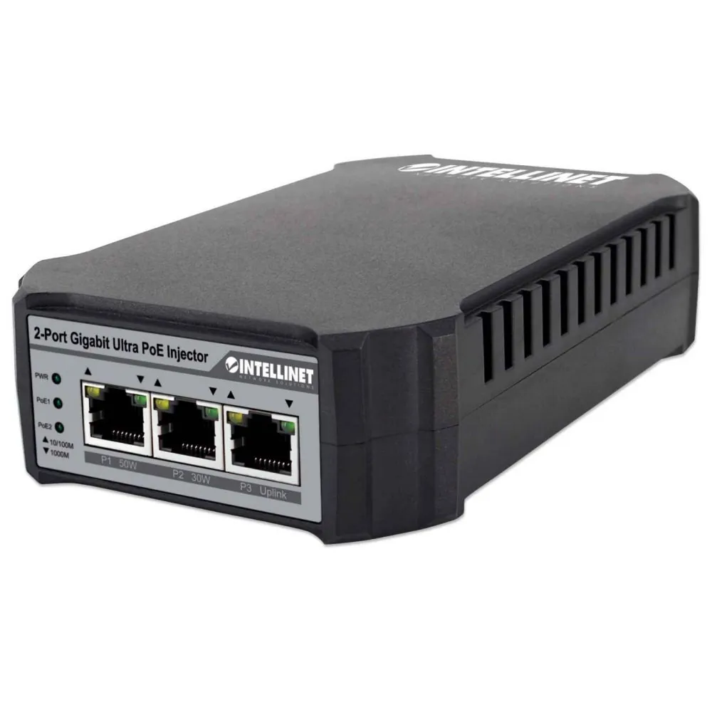 Zasilacz Ultra PoE Gigabit, 2x RJ45 50W/30W