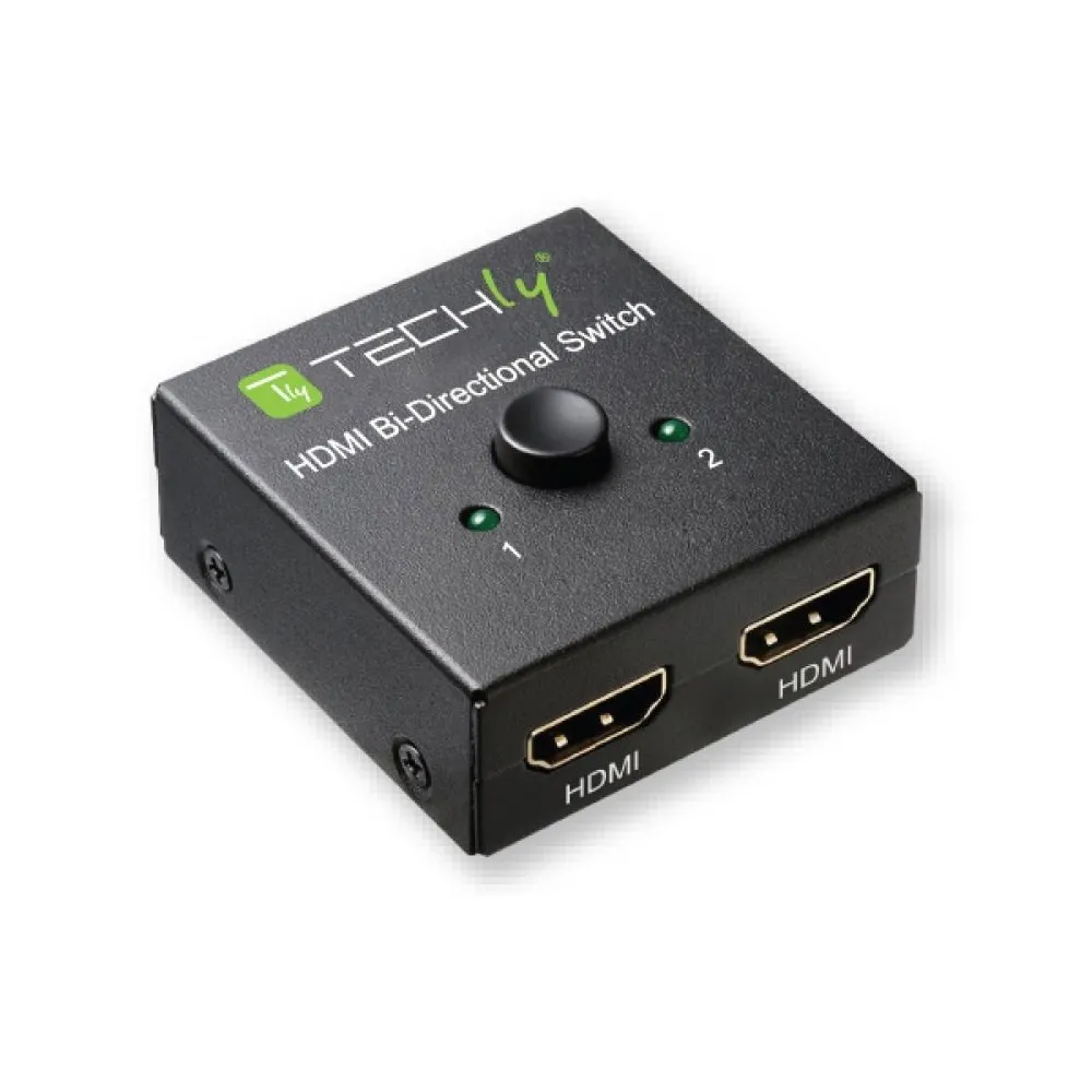 Techly 108606 Switch 2x1 lub 1x2 HDMI 4K*60Hz