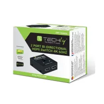 Techly 108606 Switch 2x1 lub 1x2 HDMI 4K*60Hz