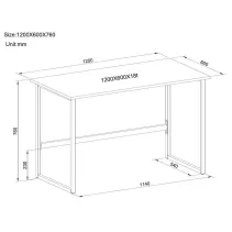 Techly 105971 Duże klasyczne biurko komputerowe 120x60 - B2B Netinet