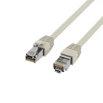 Patchcord Cat8 SFTP 1M 100% Cu  szary