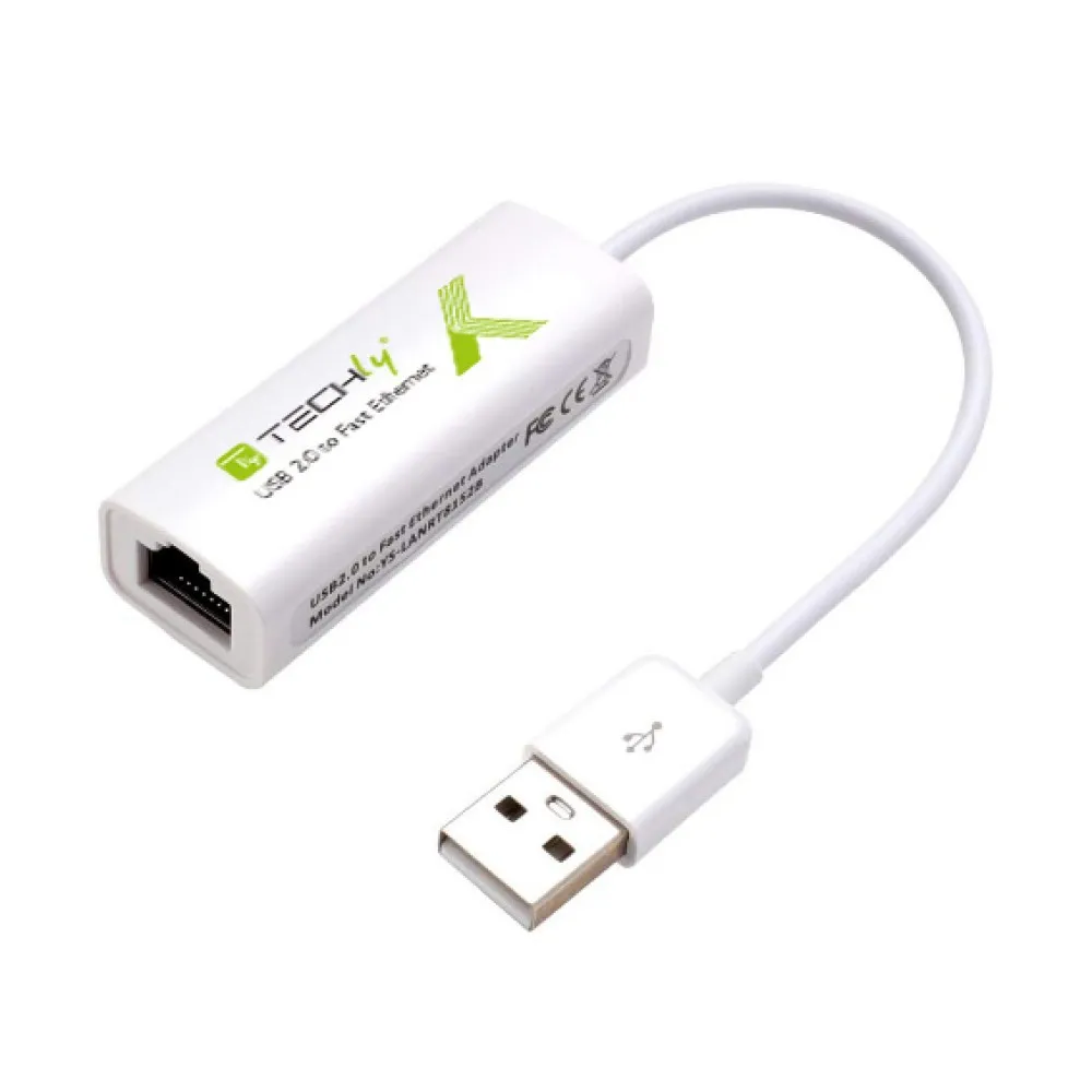 Karta sieciowa/adapter USB-A 2.0 na RJ45 Fast Ethernet