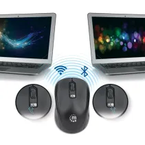 Manhattan 179478 Bezprzewodowa mysz Bluetooth & 2.4GHz RF