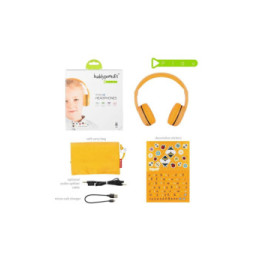 Słuchawki Bluetooth dla dzieci 3+ 75/85/94dB Play Żółte