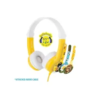 Słuchawki dla dzieci 3+, 85dB z mikrofonem Connect żółte