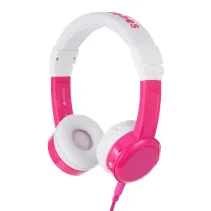 Słuchawki dla dzieci 3+, 75/85/94dB InFlight różowe