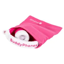 Słuchawki dla dzieci 3+, 75/85/94dB InFlight różowe