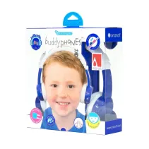 Słuchawki dla dzieci 3+, 75/85/94dB InFlight niebieskie