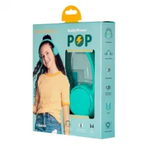 Słuchawki Bluetooth dla nastolatków 85/94dB POP turkusowe
