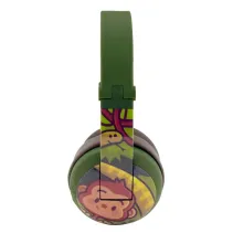 Słuchawki Bluetooth dla dzieci 3+ Wave Monkey, zielone