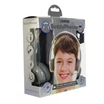 Słuchawki gamingowe dla dzieci 3+, 85dB Galaxy szare