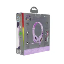 Słuchawki gamingowe dla dzieci 3+, 85dB Galaxy fioletowe