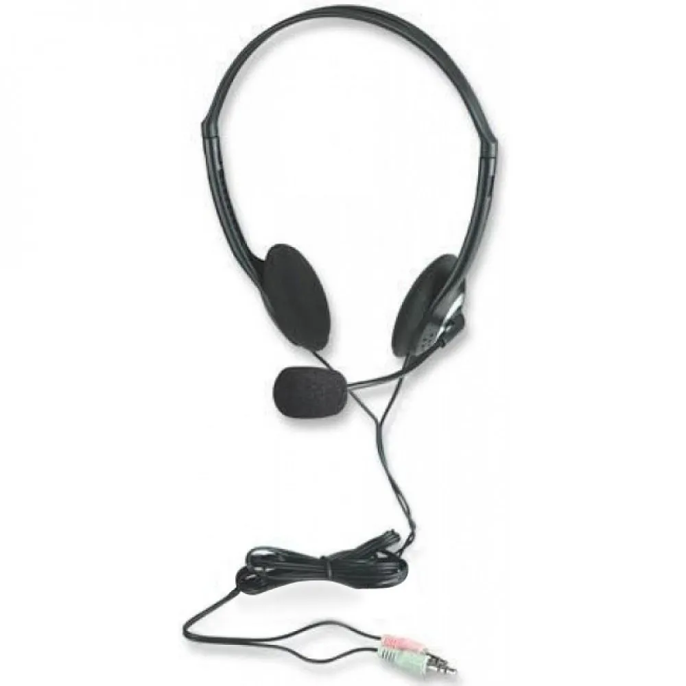 Słuchawki komputerowe stereo z mikrofonem Economy
