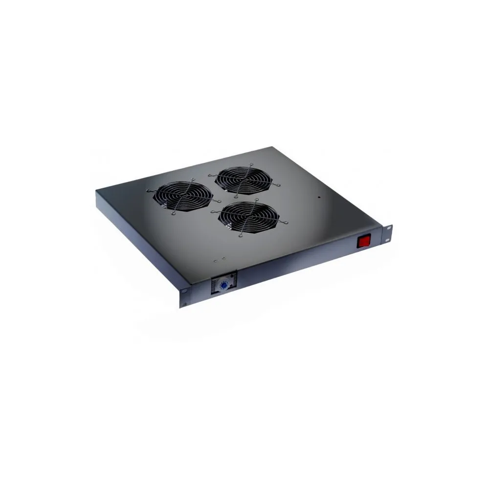 Panel chłodzący 3x23W rack 19 wewnętrzny z termostatem