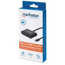 Adapter USB-C na HDMI 4K*60Hz/USB-C PD M/F