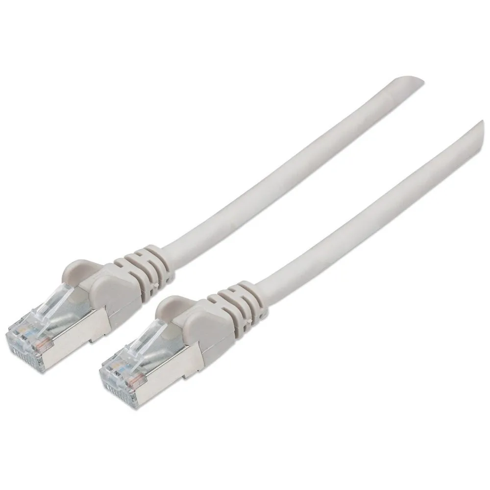 Patchcord Cat6a SFTP 20M 100% Cu szary
