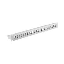 Patch panel 24P keystone szary
