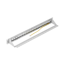 Patch panel 24P keystone szary