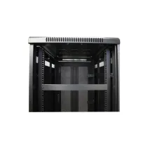 Panel maskujący 1U do szaf rack 19, metalowy, czarny