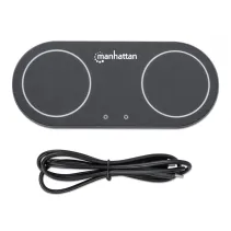 Manhattan 102209 Dualna ładowarka indukcujna Fast Qi 30W