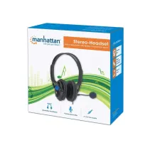 Słuchawki komputerowe stereo nauszne z mikrofonem