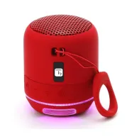 Bezprzewodowy głośnik Bluetooth 5W, TWS LED MP3 USB czerwony
