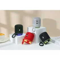 Bezprzewodowy głośnik Bluetooth 5W, TWS LED MP3 USB czerwony