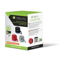 Bezprzewodowy głośnik Bluetooth 5W, TWS LED MP3 USB czerwony