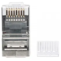 Wtyk RJ45 8P/8C Cat6 STP, linka/drut, linia PRO, 90 szt