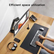 Techly 102857 Noga do monitora 13-27" gazowa z USB audio - B2B Netinet