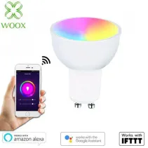 Smart żarówka LED RGB+CCT 5W, WiFi, mocowanie GU10